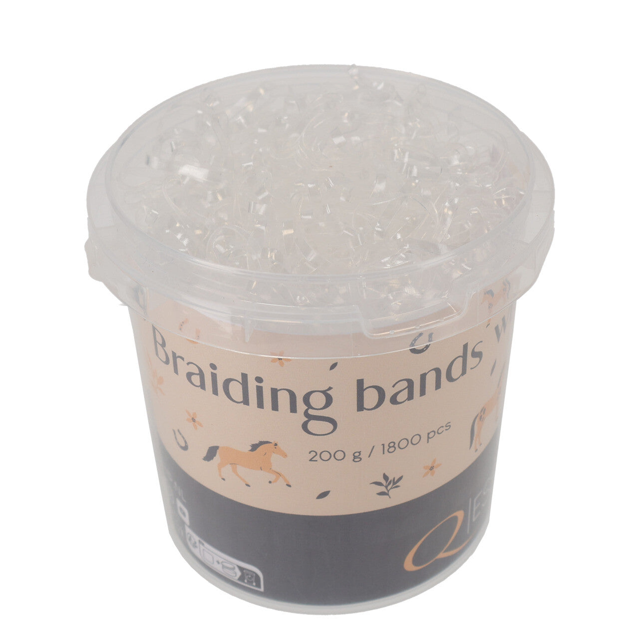 goma braiding bands wide bucket QHP para equitación - vista 5