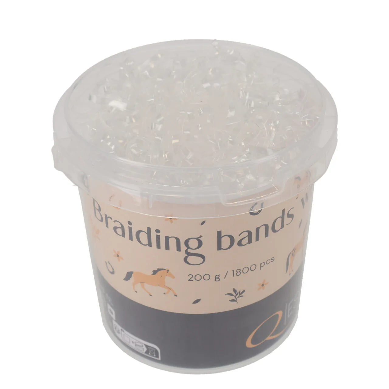 goma braiding bands wide bucket QHP para equitación - vista 6