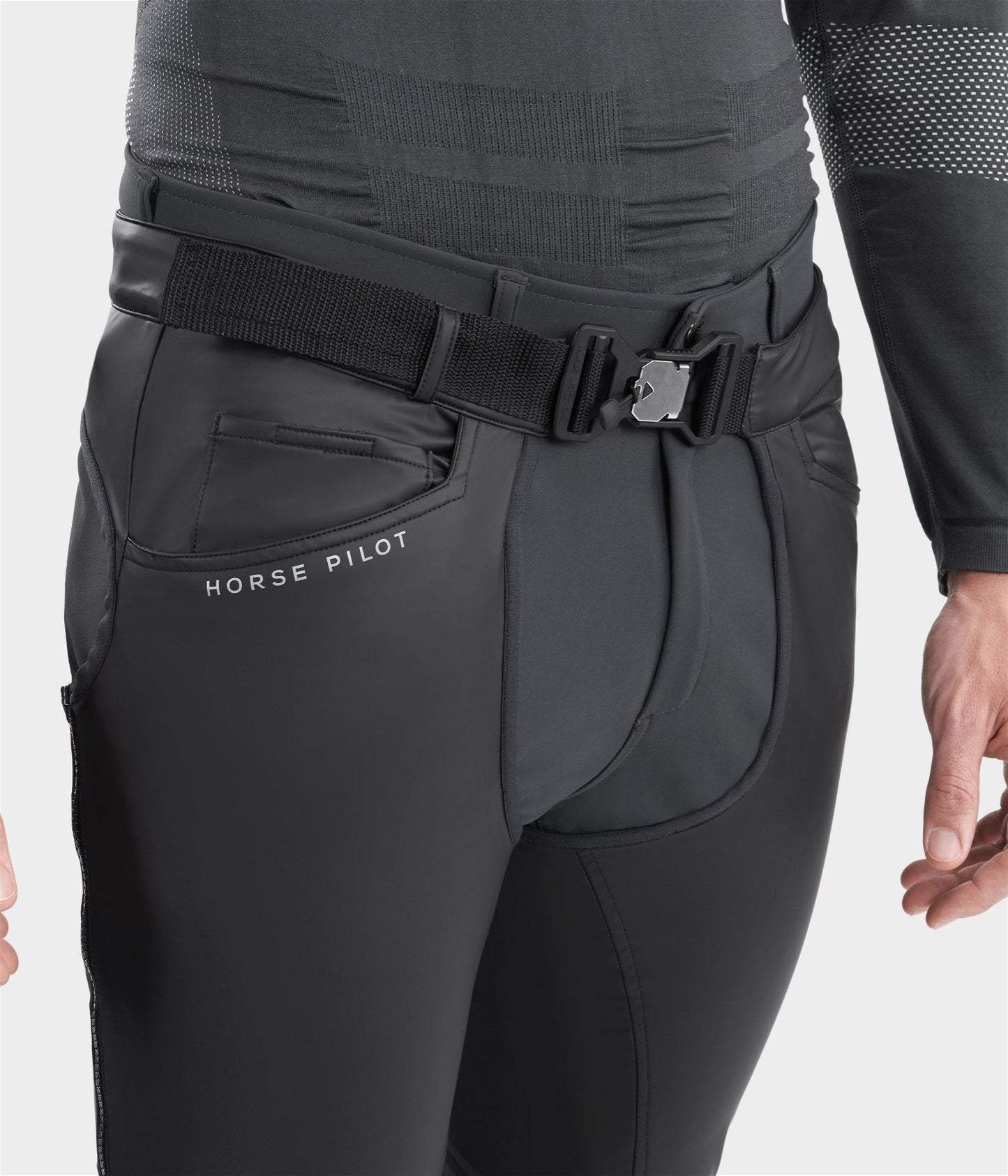Polaina X-Protech men's long riding chaps Horse Pilot para equitación - vista 3