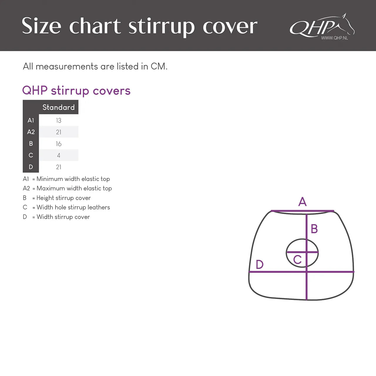 Estribo QHP stirrup covers para equitación - vista 12