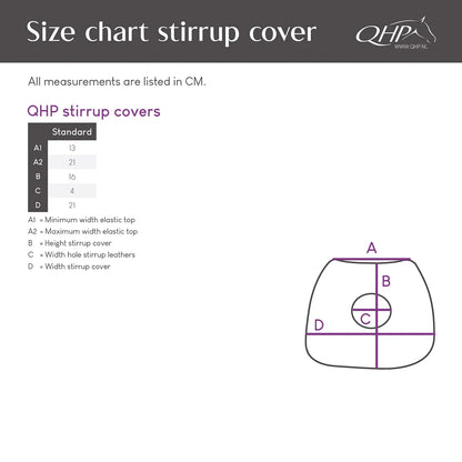 Estribo QHP stirrup covers para equitación - vista 12