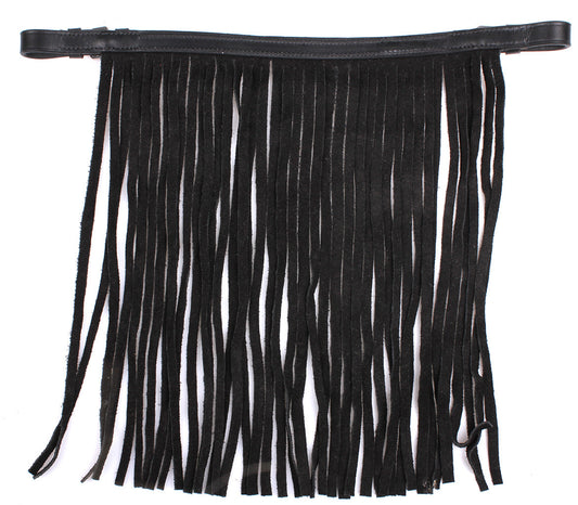 Flecos antimoscas Fly fringe cuero QHP para equitación - vista 2