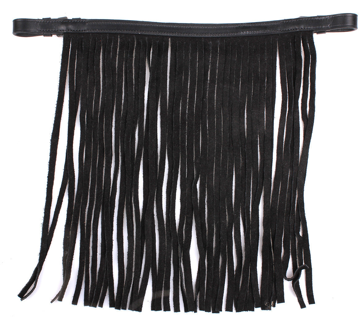 Flecos antimoscas Fly fringe cuero QHP para equitación - vista 11