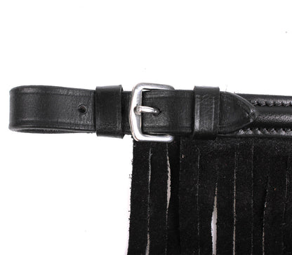 Flecos antimoscas Fly fringe cuero QHP para equitación - vista 6