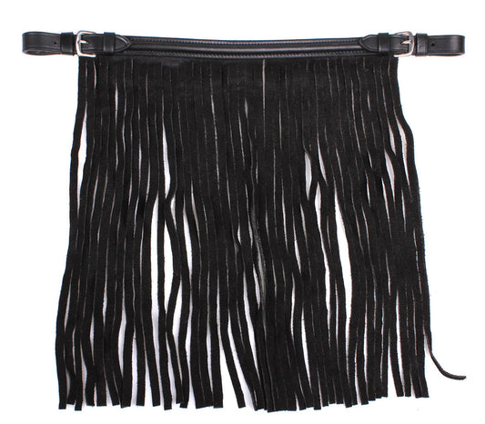 Flecos antimoscas Fly fringe cuero QHP para equitación