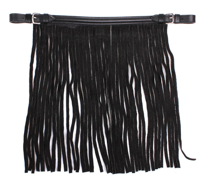 Flecos antimoscas Fly fringe cuero QHP para equitación - vista 10