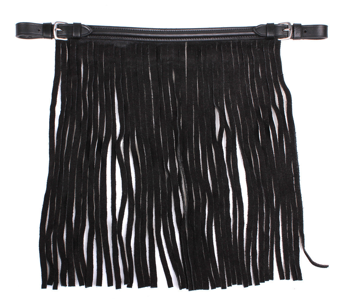 Flecos antimoscas Fly fringe cuero QHP para equitación - vista 22