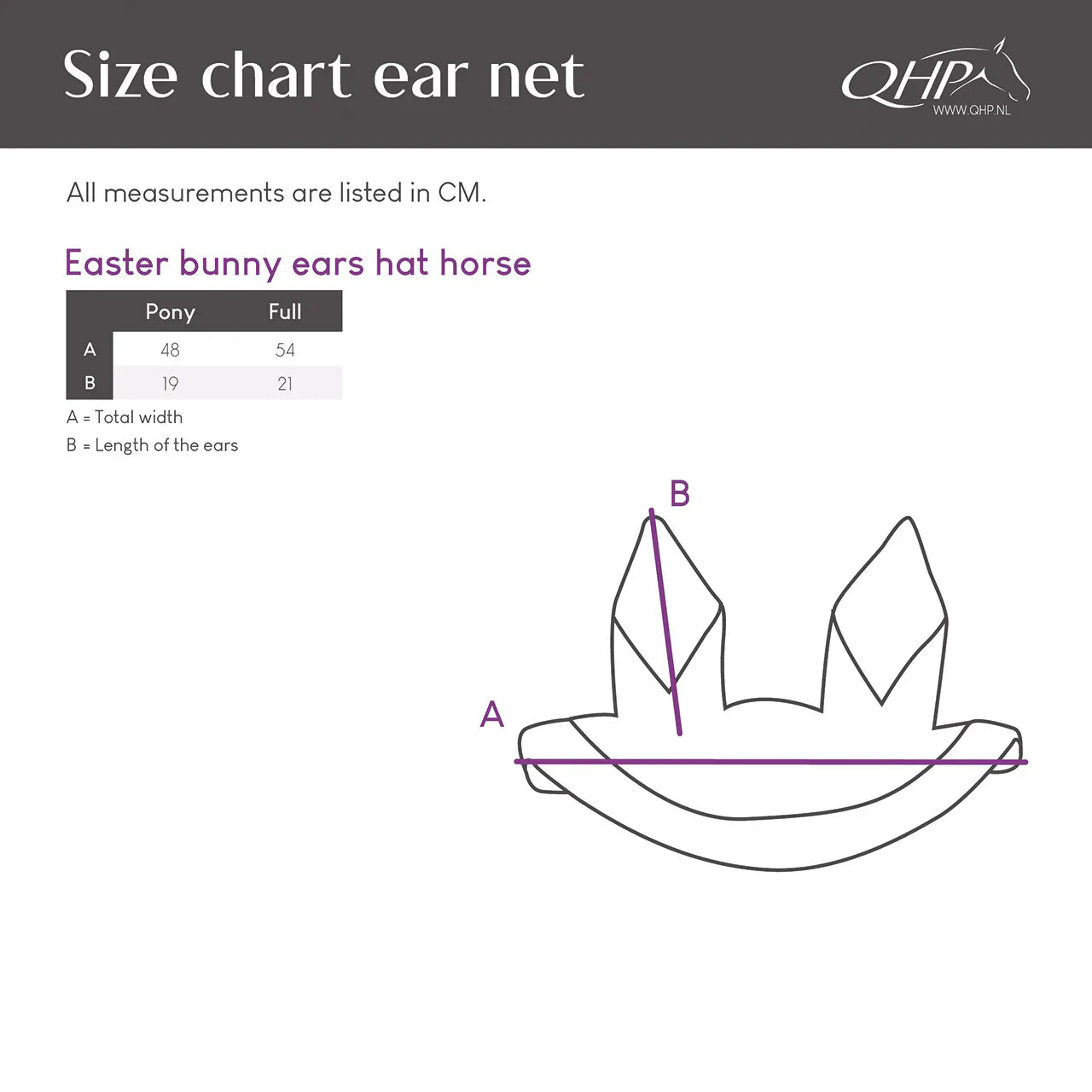 Cascos Easter bunny ears hat caballo QHP para equitación - vista 4