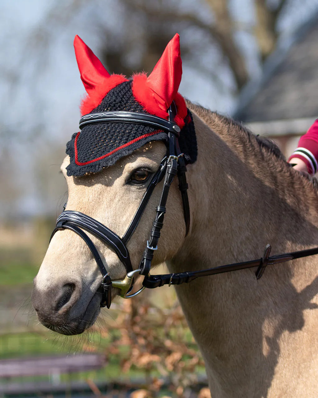 Orejera Ear net Halloween QHP para equitación - vista 6