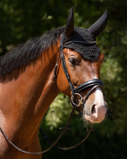 Orejera Ear net Flore soundless QHP para equitación - vista 15