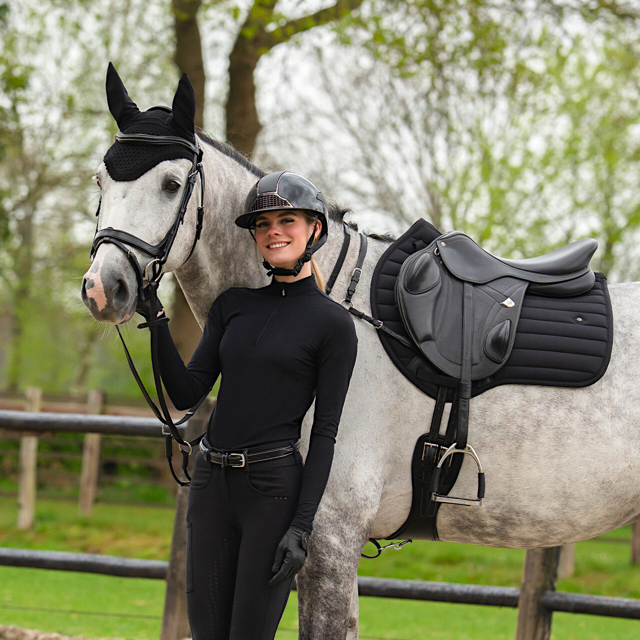 Orejera Ear net Salerno QHP para equitación - vista 5