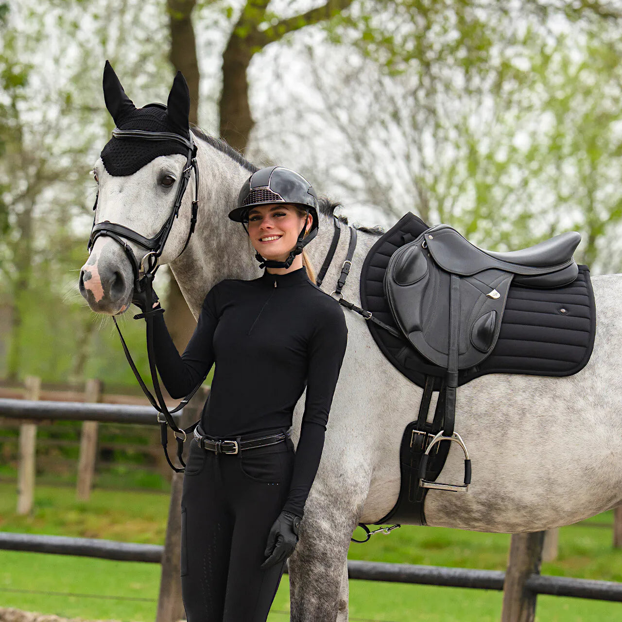 Orejera Ear net Salerno QHP para equitación - vista 6