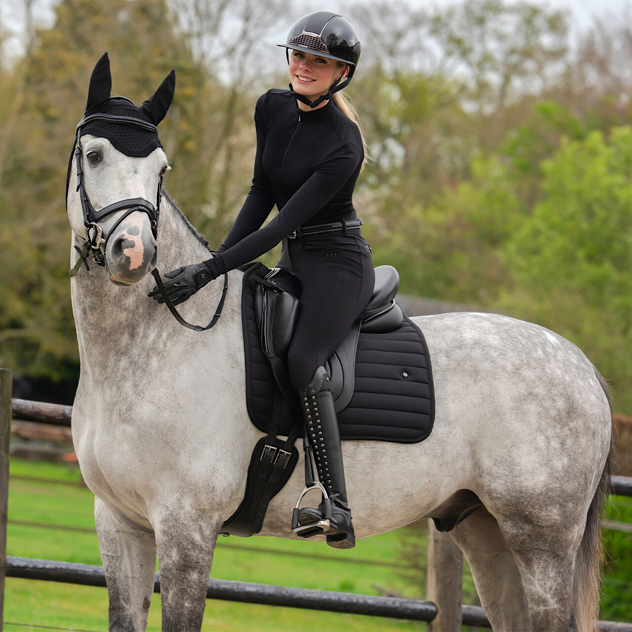 Orejera Ear net Salerno QHP para equitación - vista 7