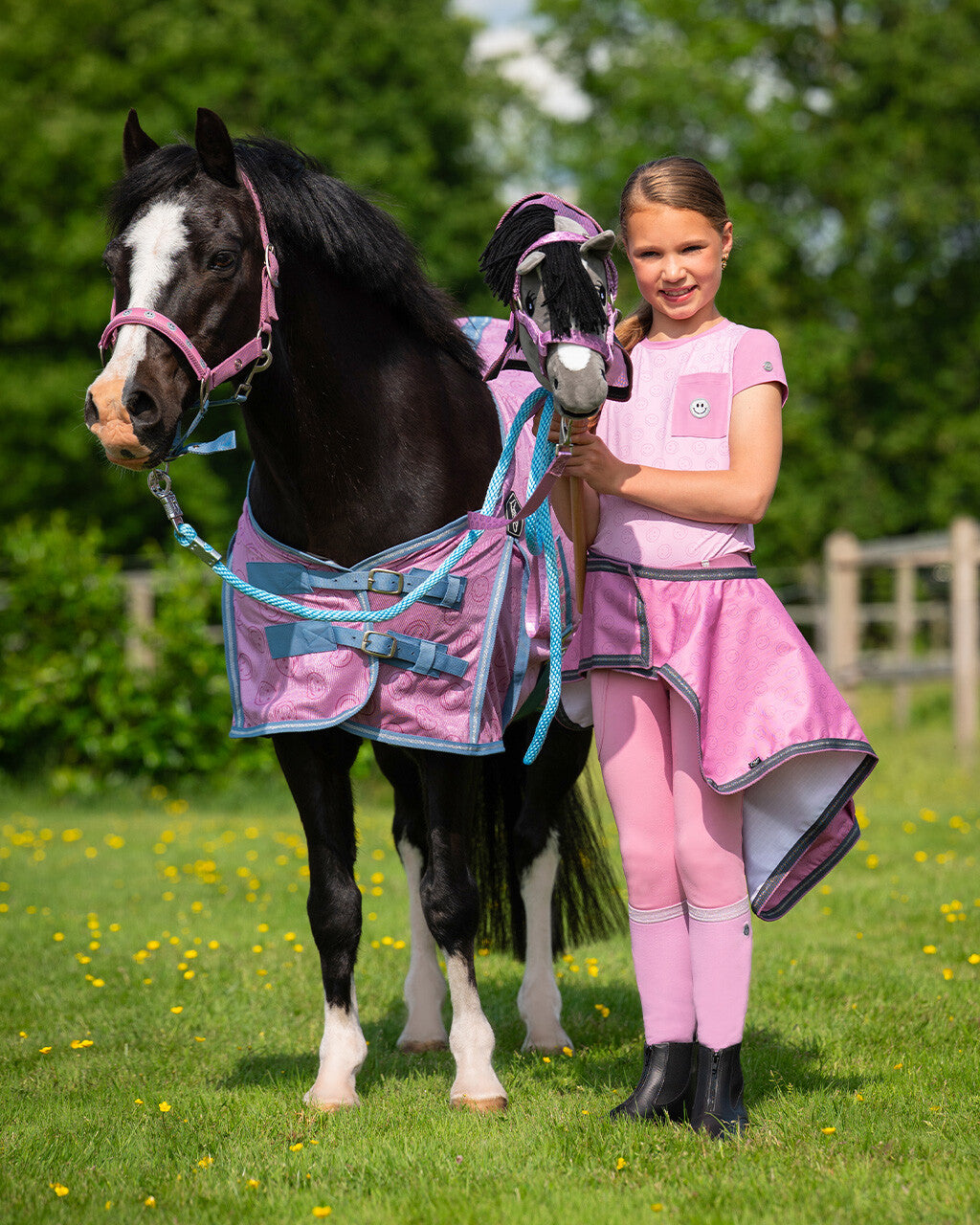 Cabezada de cuadra Head collar set colección Hobby caballo QHP para equitación - vista 6