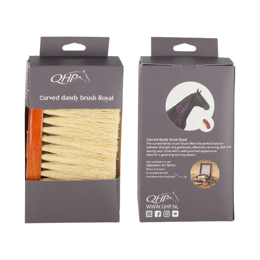 Cepillo Curved dandy brush Royal QHP para equitación - vista 2