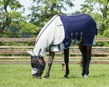 Mantas exteriores Fly rug con desmontable neck y mask QHP para equitación - vista 32