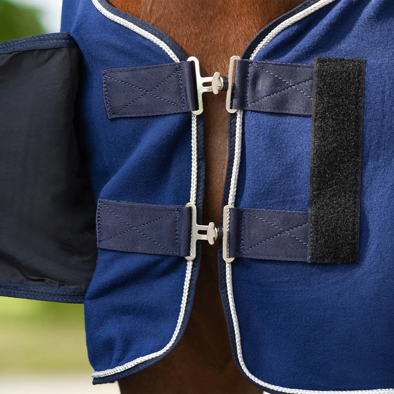 Mantas exteriores forro polar rug con ornament QHP para equitación - vista 4