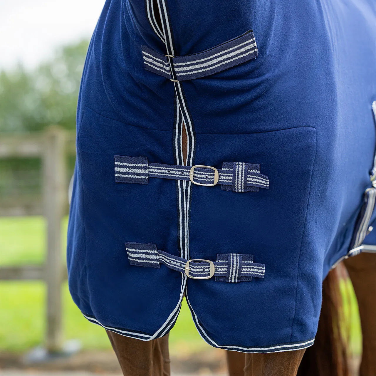 Mantas exteriores forro polar rug basic con neck QHP para equitación - vista 4