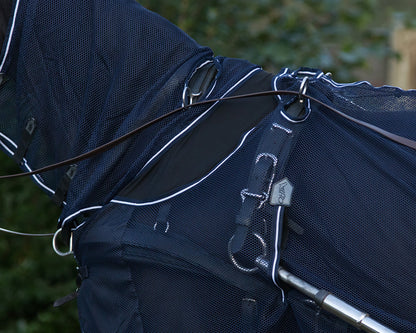 Mantas exteriores Driving fly rug con neck QHP para equitación - vista 5