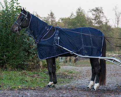 Mantas exteriores Driving fly rug con neck QHP para equitación - vista 21