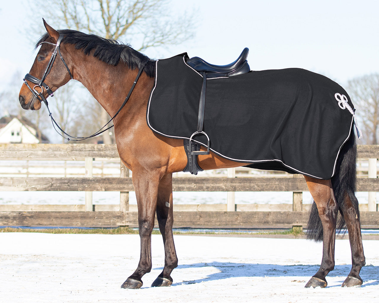 Manta caballo Exercise rug forro polar ornament QHP