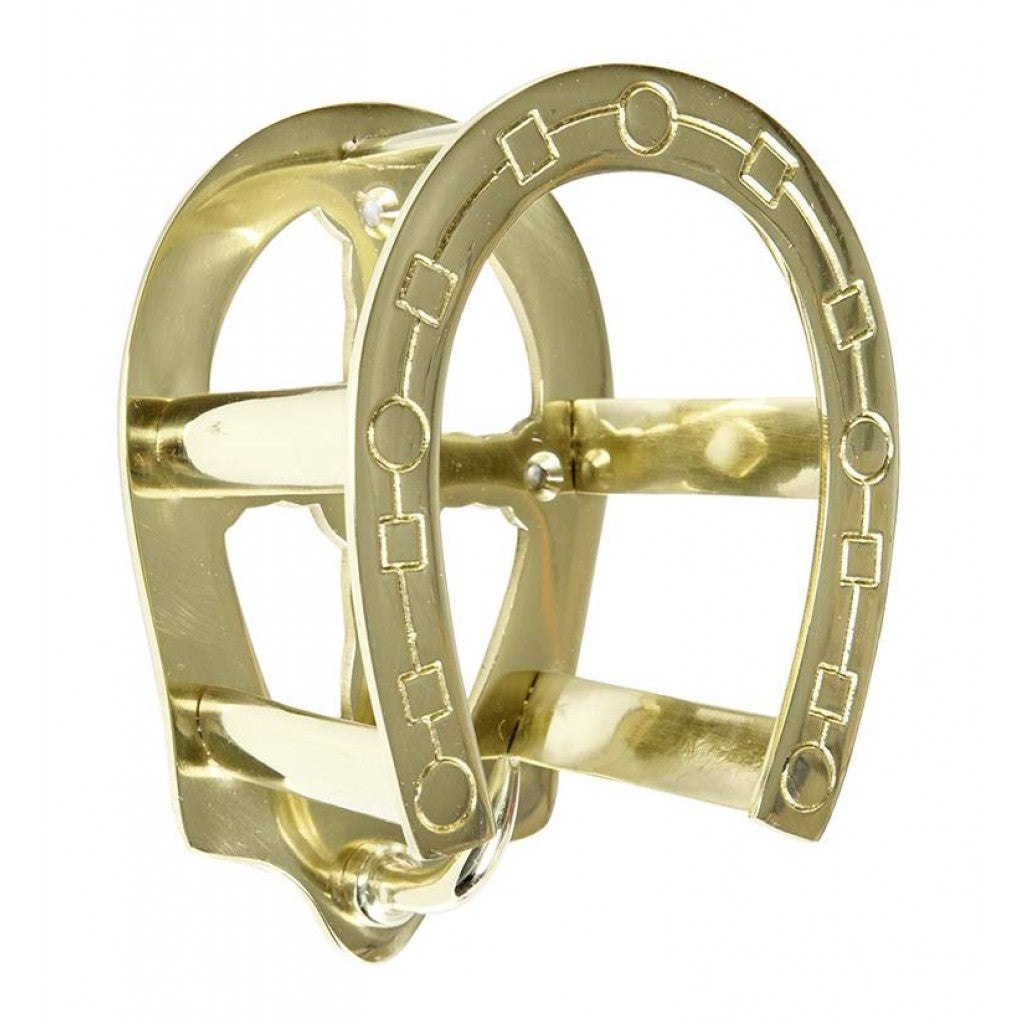Cabezada HKM Brass Bridle Hook caballo Shoe para equitación