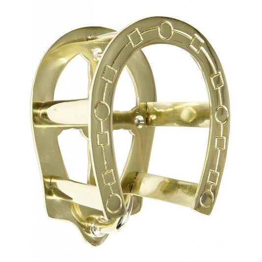 Cabezada HKM Brass Bridle Hook caballo Shoe para equitación