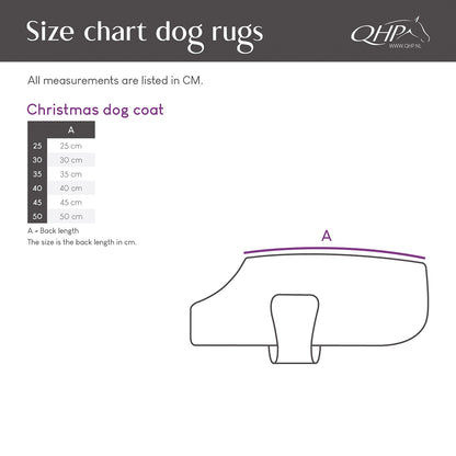 Producto perro Christmas dog coat QHP para equitación - vista 5