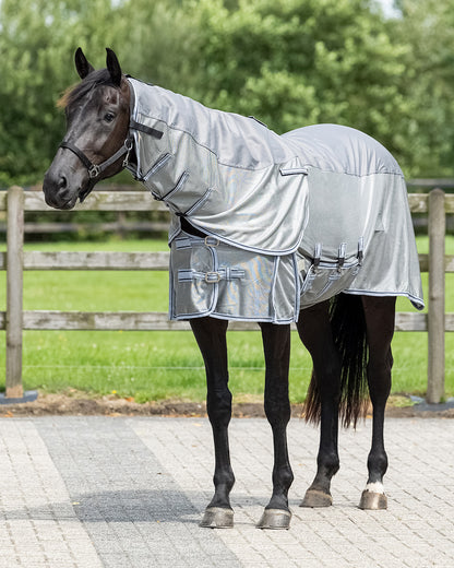 Mantas exteriores Fly rug Combo con neck QHP para equitación - vista 5