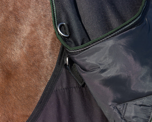 Mantas exteriores Rug combo set turnout-underrug-neck QHP para equitación