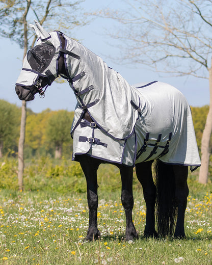 Repelentes de insectos Fly sheet con desmontable neck y mask Big neck QHP para equitación - vista 22