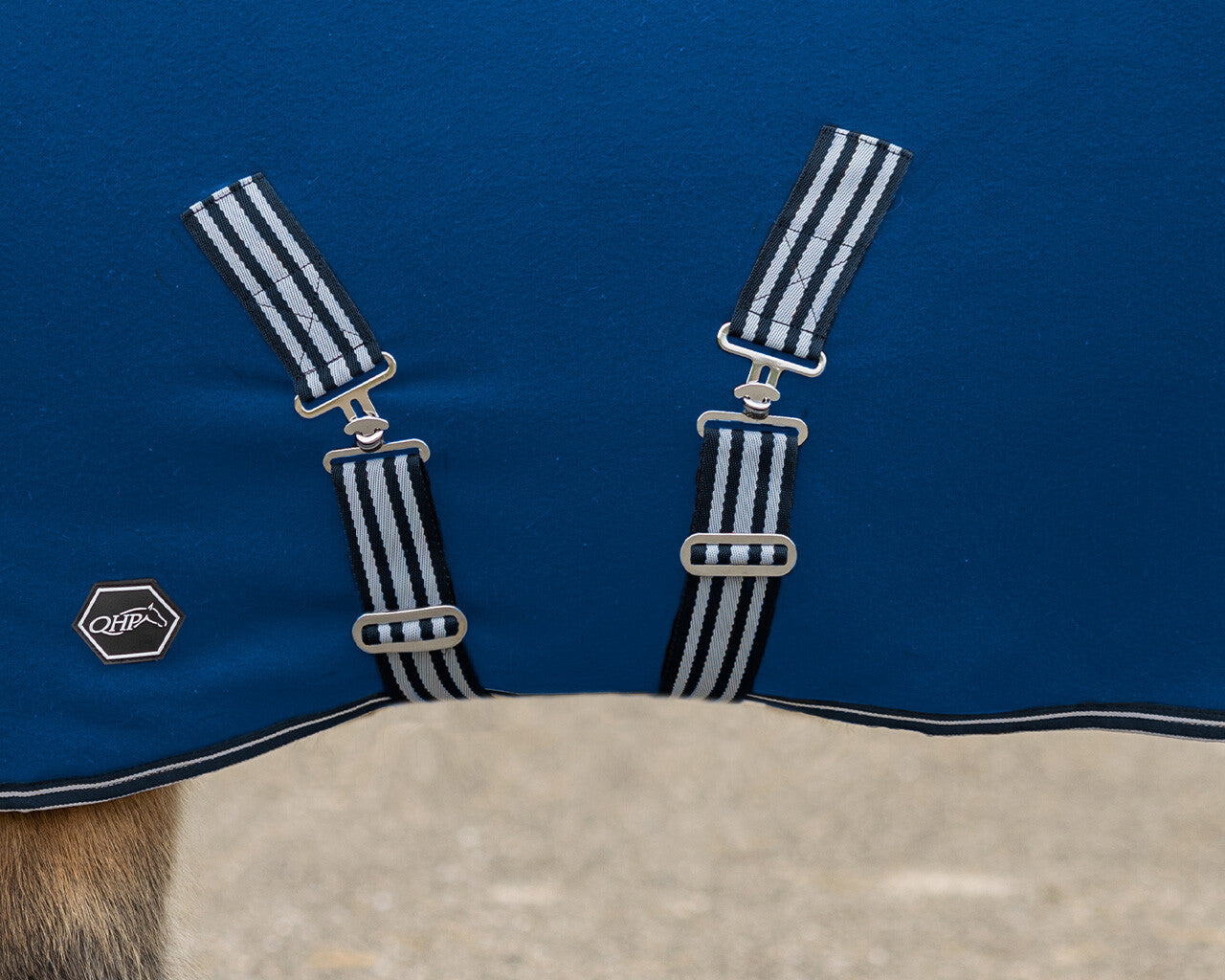 Mantas exteriores Forro polar rug Shetland con correas cruzadas QHP para equitación - vista 14