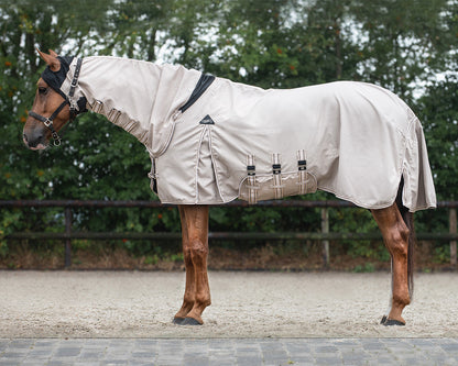 Mantas exteriores Eczema rug hoodie QHP para equitación - vista 34