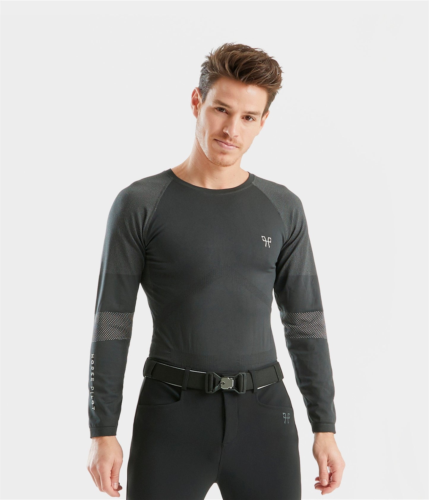 Camisas técnicas Optimax Thermal Riding Shirt for men Horse Pilot para equitación