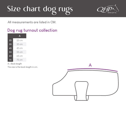 Mantas exteriores Dog rug 1200D turnout colección QHP para equitación - vista 5