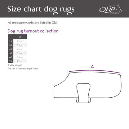 Mantas exteriores Dog rug 1200D turnout colección QHP para equitación - vista 6