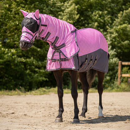 Repelentes de insectos Fly sheet colección con desmontable neck y mask QHP para equitación - vista 10