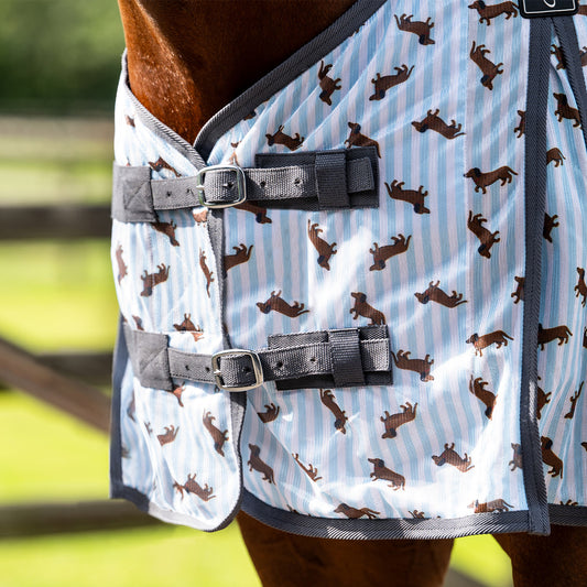 Repelentes de insectos Fly sheet Stable buddy QHP para equitación