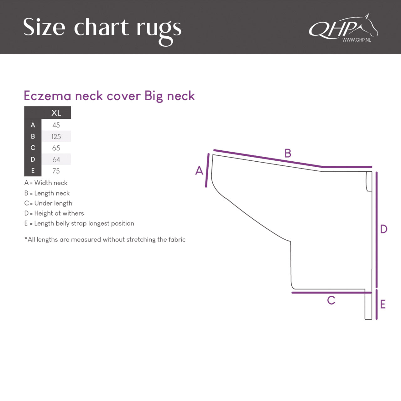Mantas exteriores Eczema neck cover Big neck QHP para equitación - vista 7