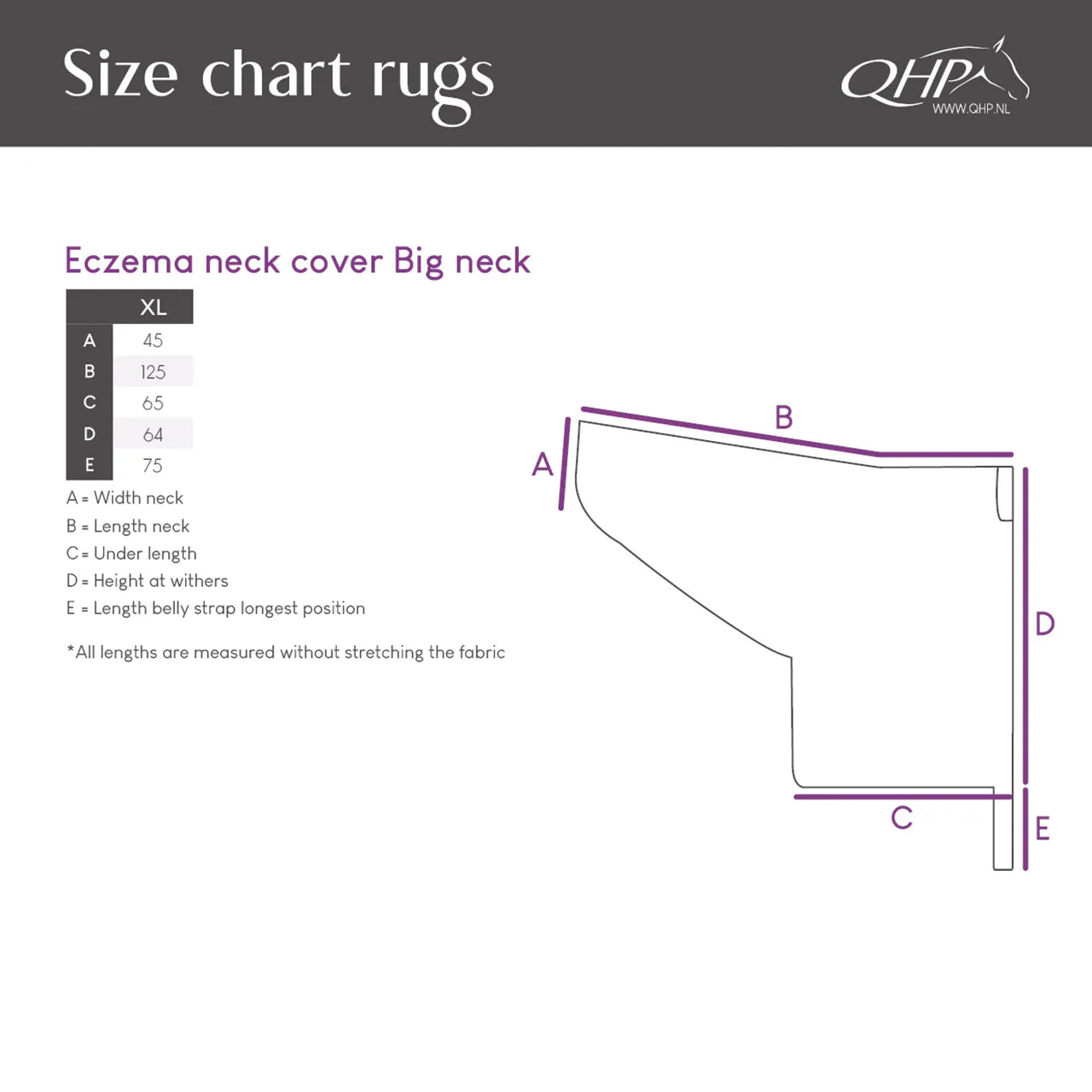 Mantas exteriores Eczema neck cover Big neck QHP para equitación - vista 8