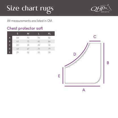 pecho protector suave QHP para equitación - vista 7