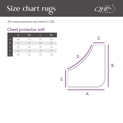 pecho protector suave QHP para equitación - vista 8