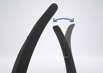 Estribo stirrups Soft Up Pro Plus Edition Crystal Freejump para equitación - vista 3