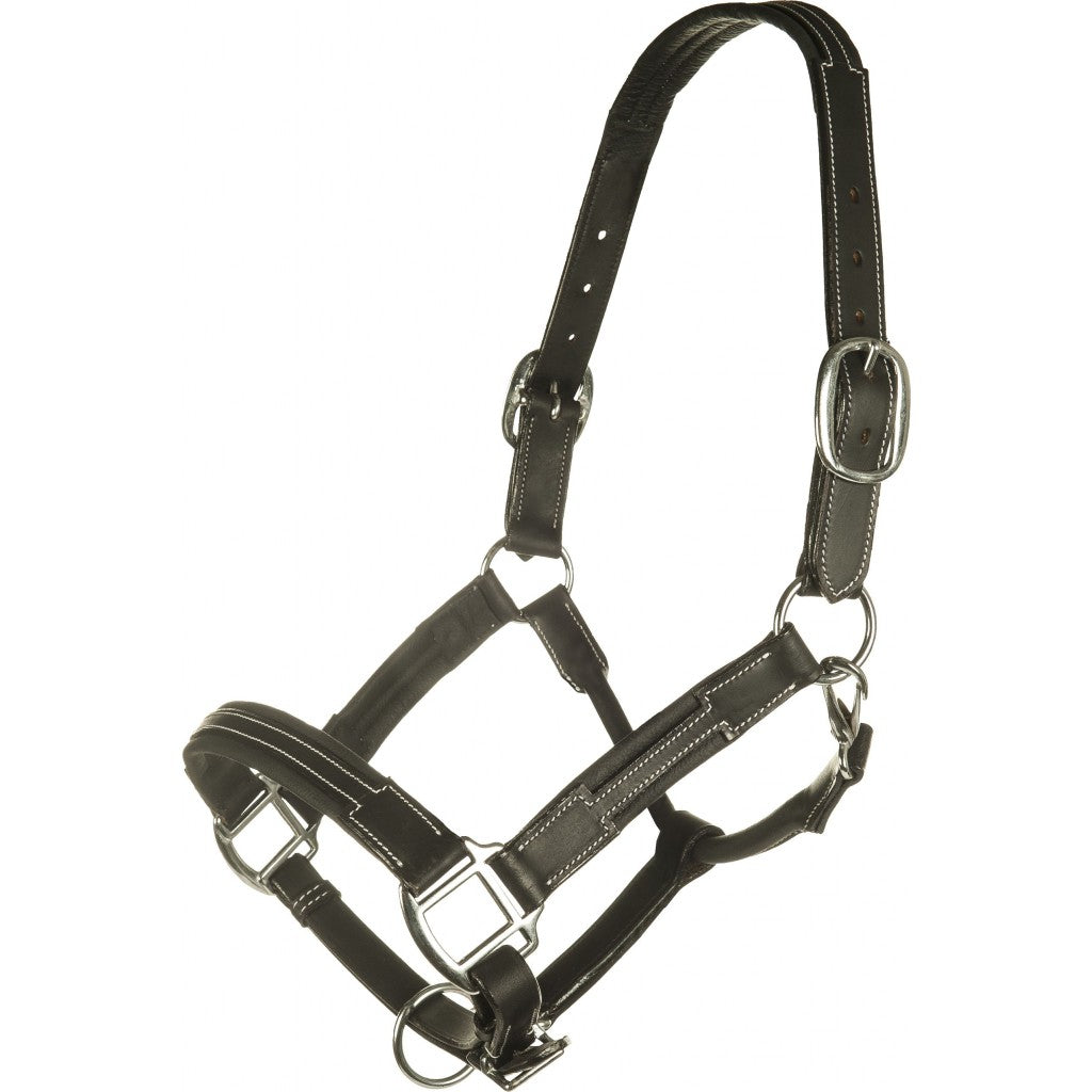 Cabezada de cuadras HKM Leather Head Collar Soft para equitación - vista 3