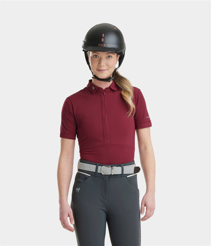 Aeromesh manga corta competition polo shirt for women Horse Pilot para equitación - vista 10