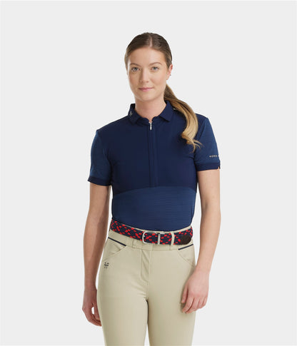 Aeromesh manga corta competition polo shirt for women Horse Pilot para equitación - vista 8