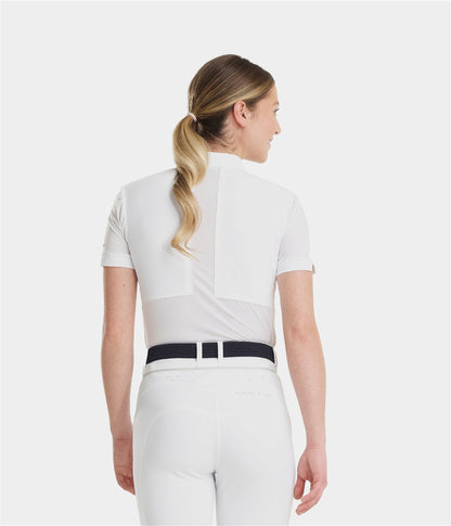 Aeromesh manga corta competition polo shirt for women Horse Pilot para equitación - vista 2