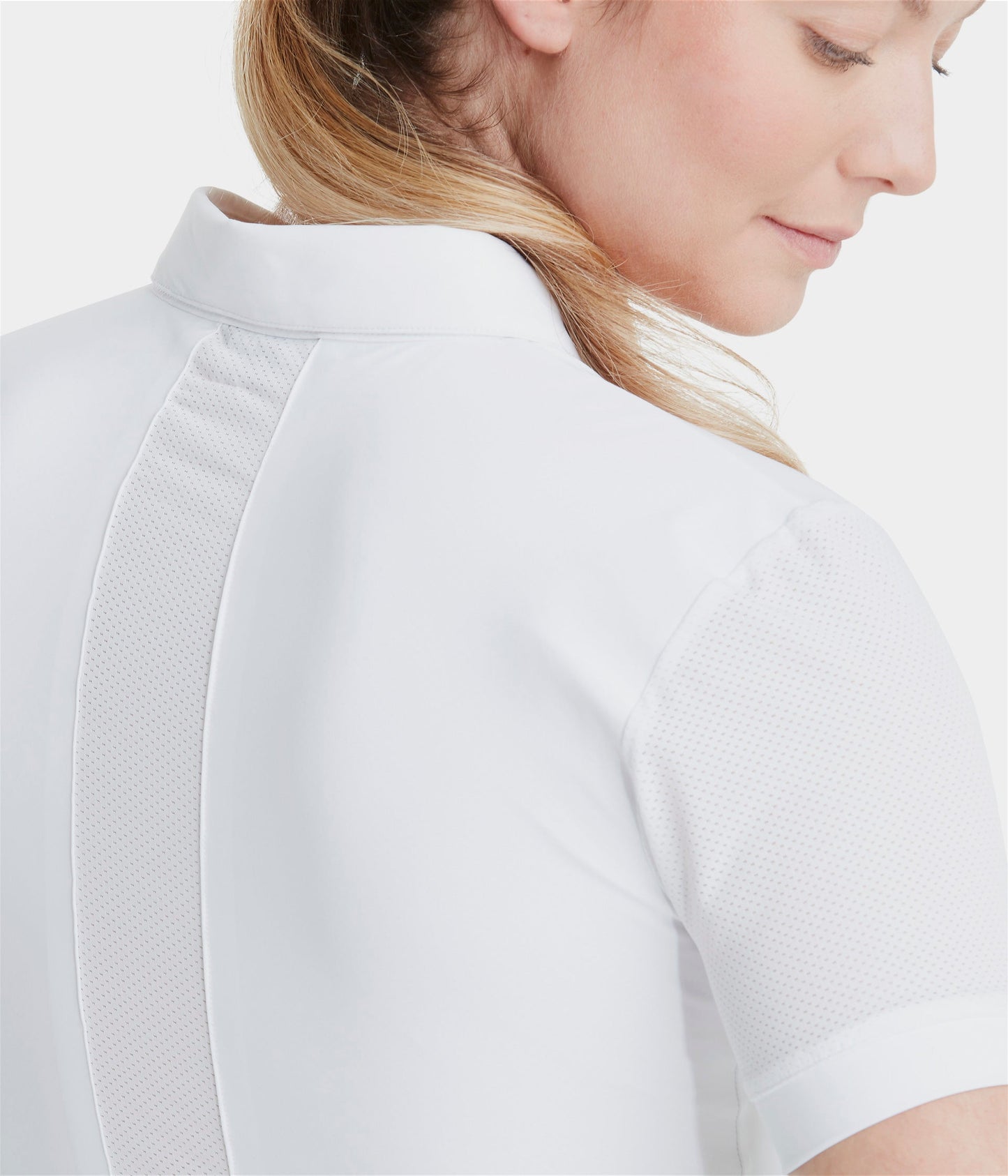 Aeromesh manga corta competition polo shirt for women Horse Pilot para equitación - vista 3