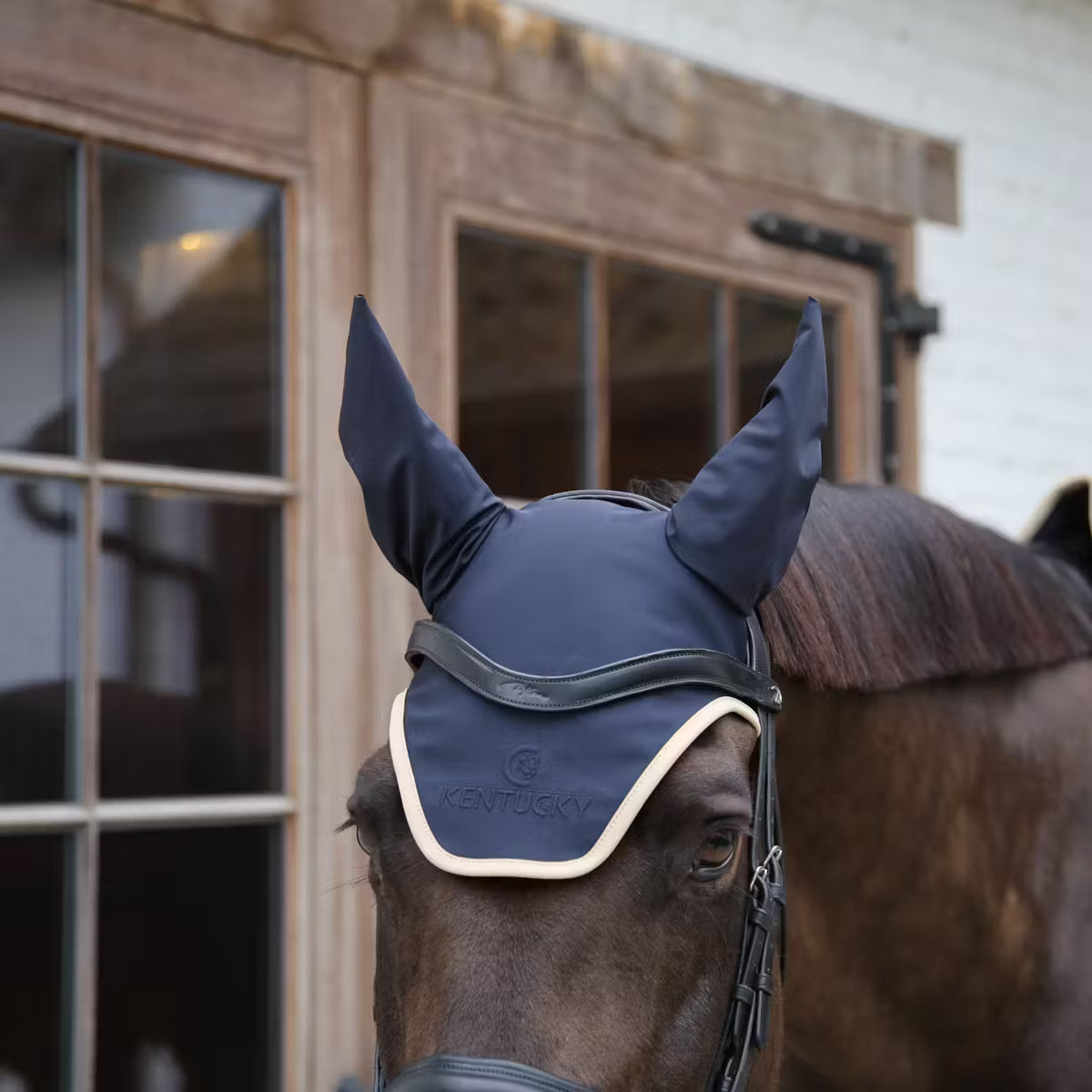 Máscara antimoscas Kentucky Fly Veil Wellington Softshell detalle 9