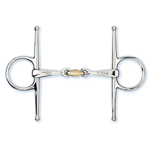 Accesorio ecuestre Full Cheek Bits Stübben Full Cheek Snaffle Double Broken para equitación